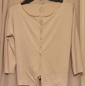 Nike Yoga Button Top